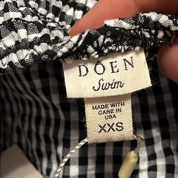 Doen Playa Maillot La Maddalena Gingham one piece swimsuit - Picture 7 of 16